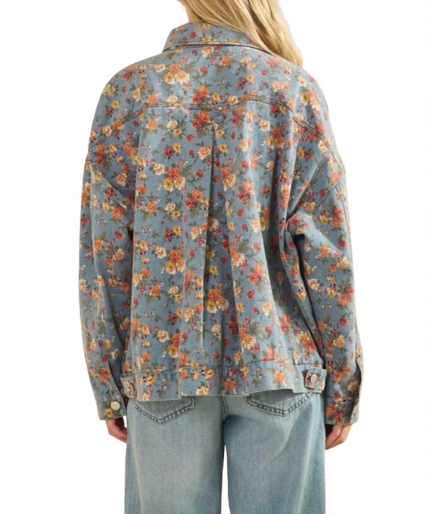 Sewn And Seen - Twill Floral Jacket