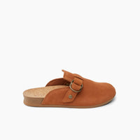 REEF Women's Vista Serenity Slip On Mule in cocoa suede - women's shoe