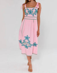 Thml - Embroidered Midi Dress