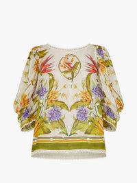 Farm Rio - Tropical Scarf Blouse