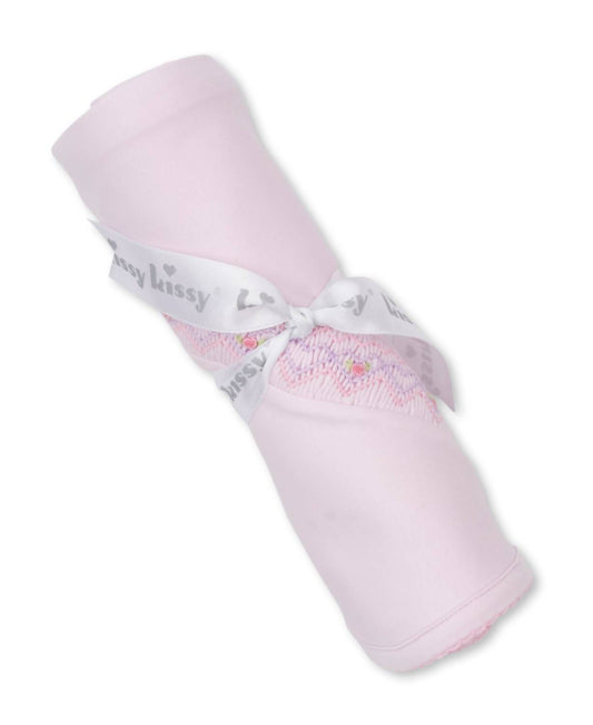 Kissy Kissy - Clb Summer Bishop Baby Blanket With Hand Smocking