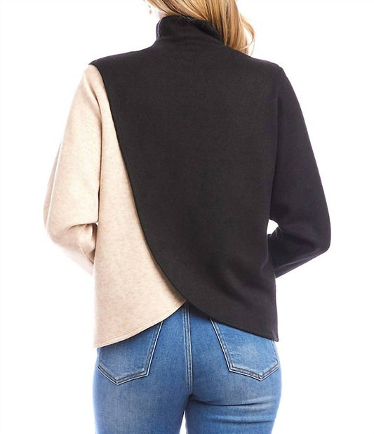 Karen Kane - Crossover Colorblock Top