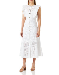 Pinko - Eyelet Maxi Dress