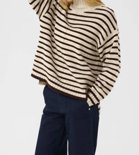 Part Two Lilye Pullover Sweater in french oak ganache - women's sweater