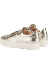 AGL Women's Edda Sandy Milk Sneaker in gold - women's sneaker - detail view