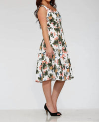 Orchid Bloom - Hawaiian Swing Dress