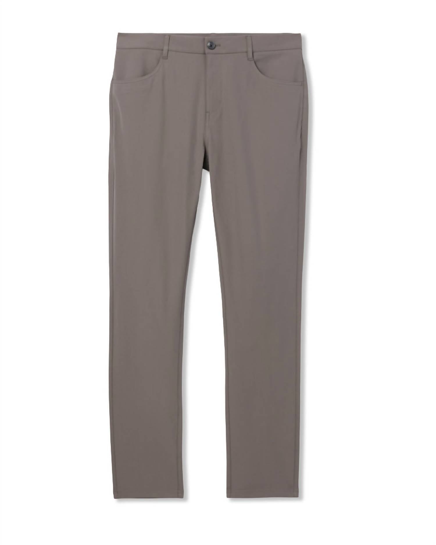 Vuori Meta Athletic Slim Fit Pant in warm grey - men's pants - alternate view