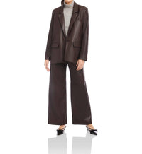 Fifteen Twenty - Regan Faux Leather Blazer