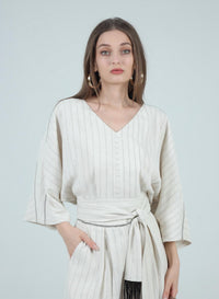Aylaya - ARIANA PINSTRIPE BLOUSE