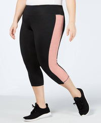 Ideology - Women's Colorblock Capri Leggings - Plus