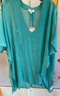 Umgee - V Neck Kaftan Tunic
