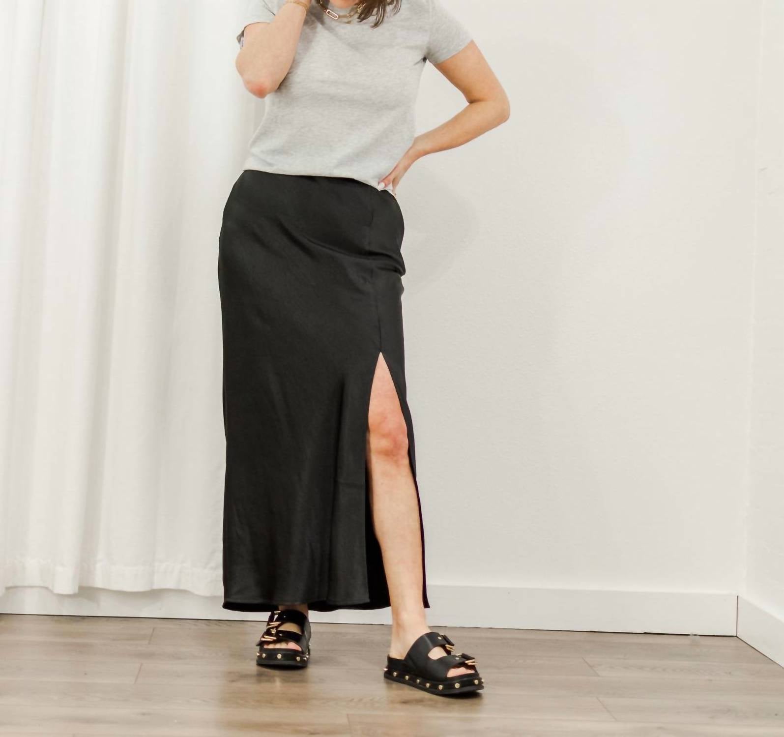 Greylin - Hayek Satin Skirt