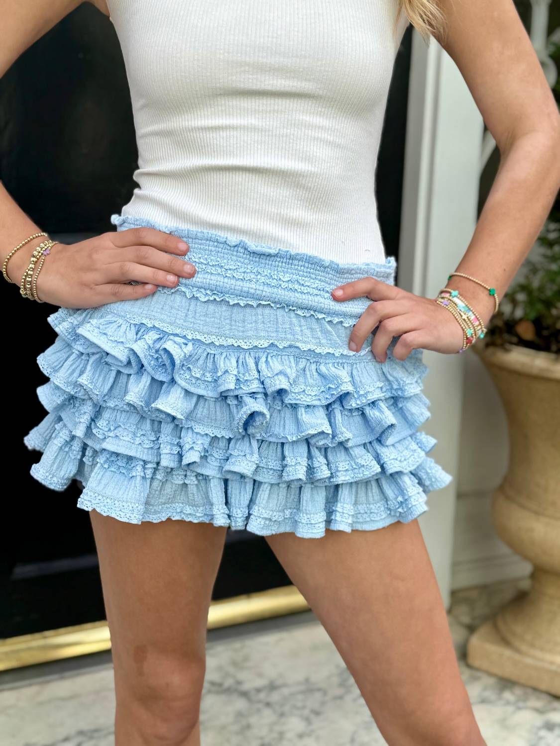 Day + Moon - Pretty Wild Ruffle Skort