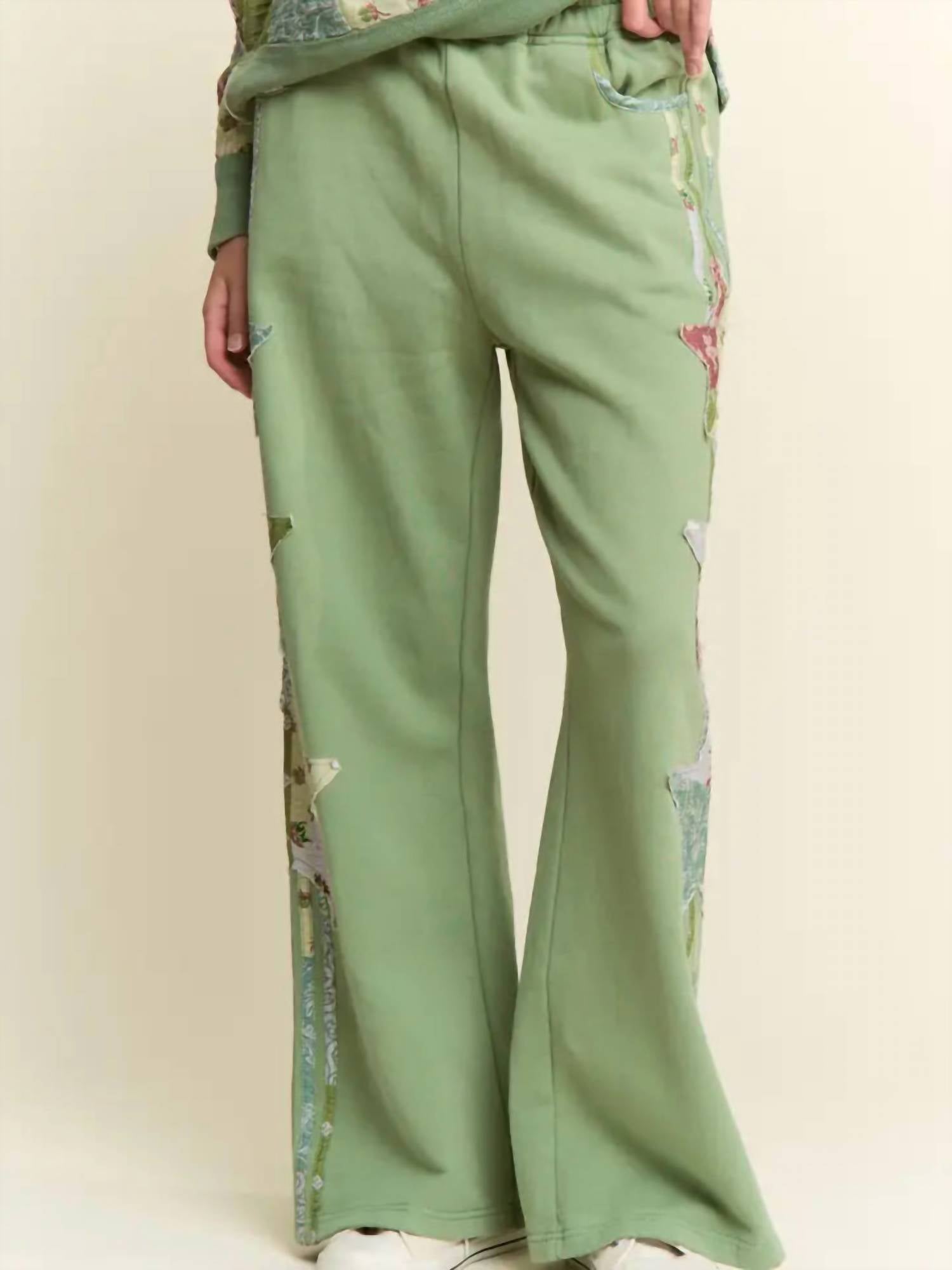 J.Nna - Patchwork Color Block Bottoms