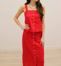 Blu Pepper - Westerly Tank And Skirt Set
