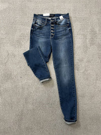 Judy Blue - High Rise Button Fly Skinny Jean
