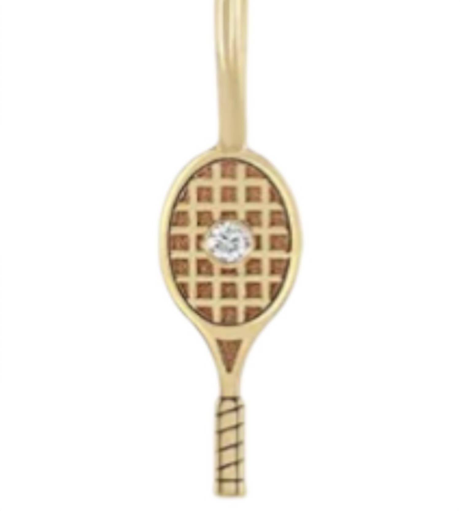 Zoë Chicco - Women's 14k Midi Bitty Tennis Racket Charm