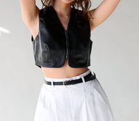Sage The Label - Vroom Vroom Vegan Leather Vest