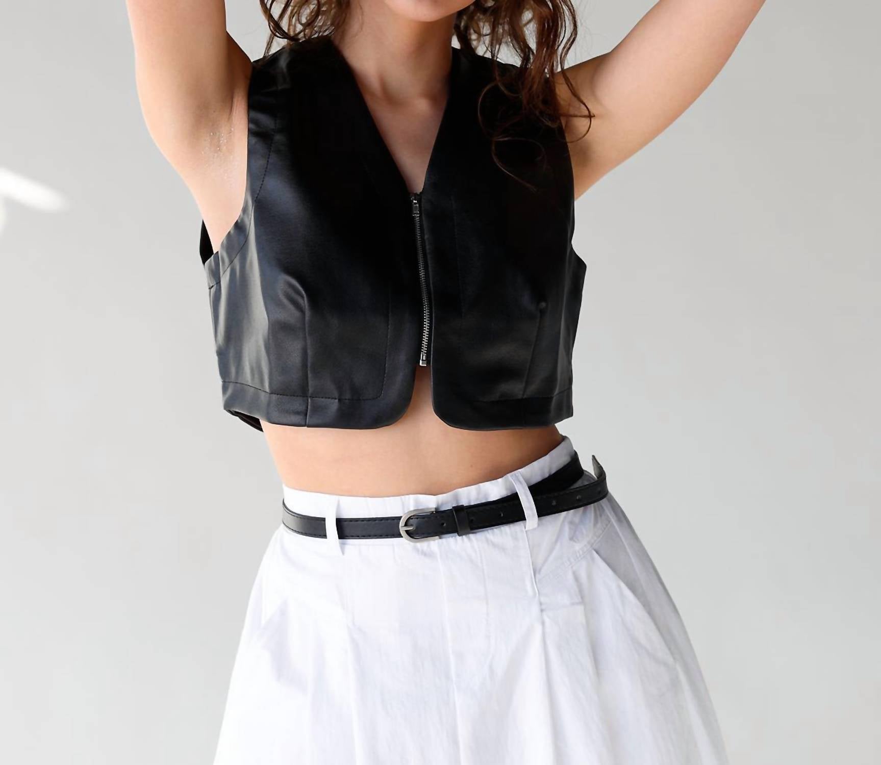 Sage The Label - Vroom Vroom Vegan Leather Vest