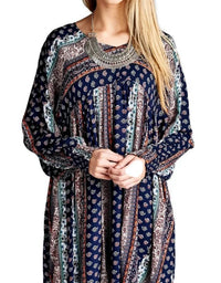 Velzera - Paisley Baby Doll Tunic