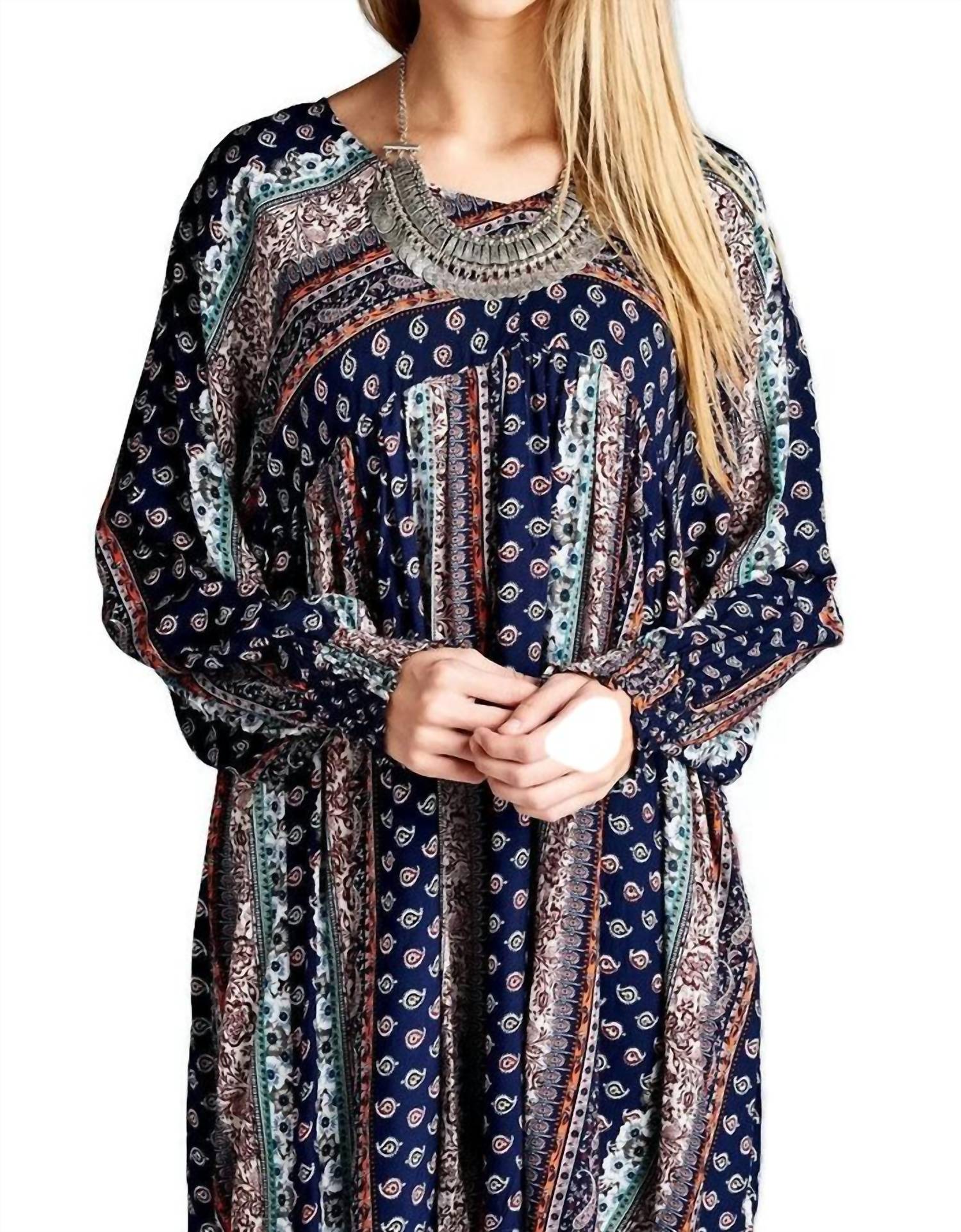 Velzera - Paisley Baby Doll Tunic