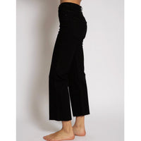 ASKK NY Slim Crop Jeans in black resin - women's jeans - alternate view