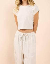Sadie & Sage - Sugarloaf Sleeveless Linen Top