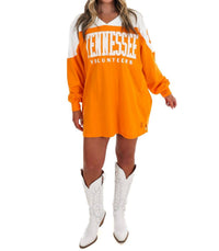 Pressbox - Tennessee Victory V-Neck Oversized Pullover
