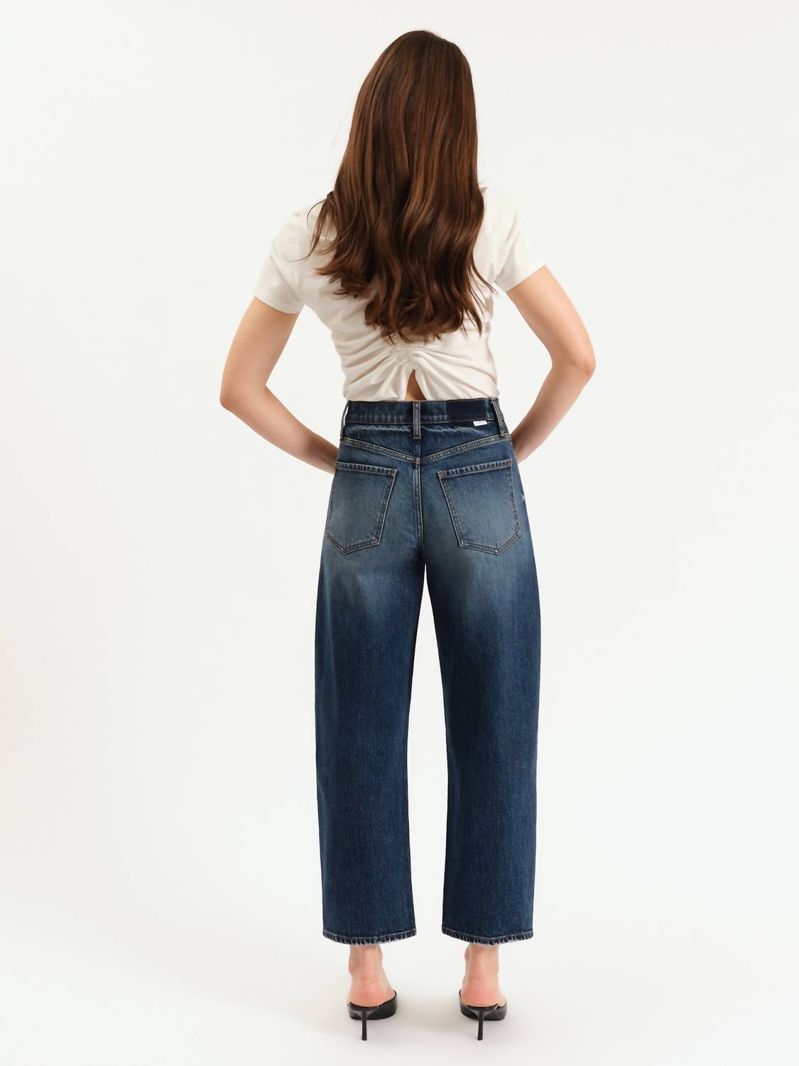 Daze - Westward High Rise Barrel Leg Jeans