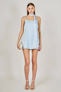 Endless Rose - Spaghetti Tie Romper Dress