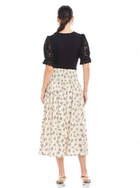 Fifteen Twenty - Rhea Smocked Waist Skirt