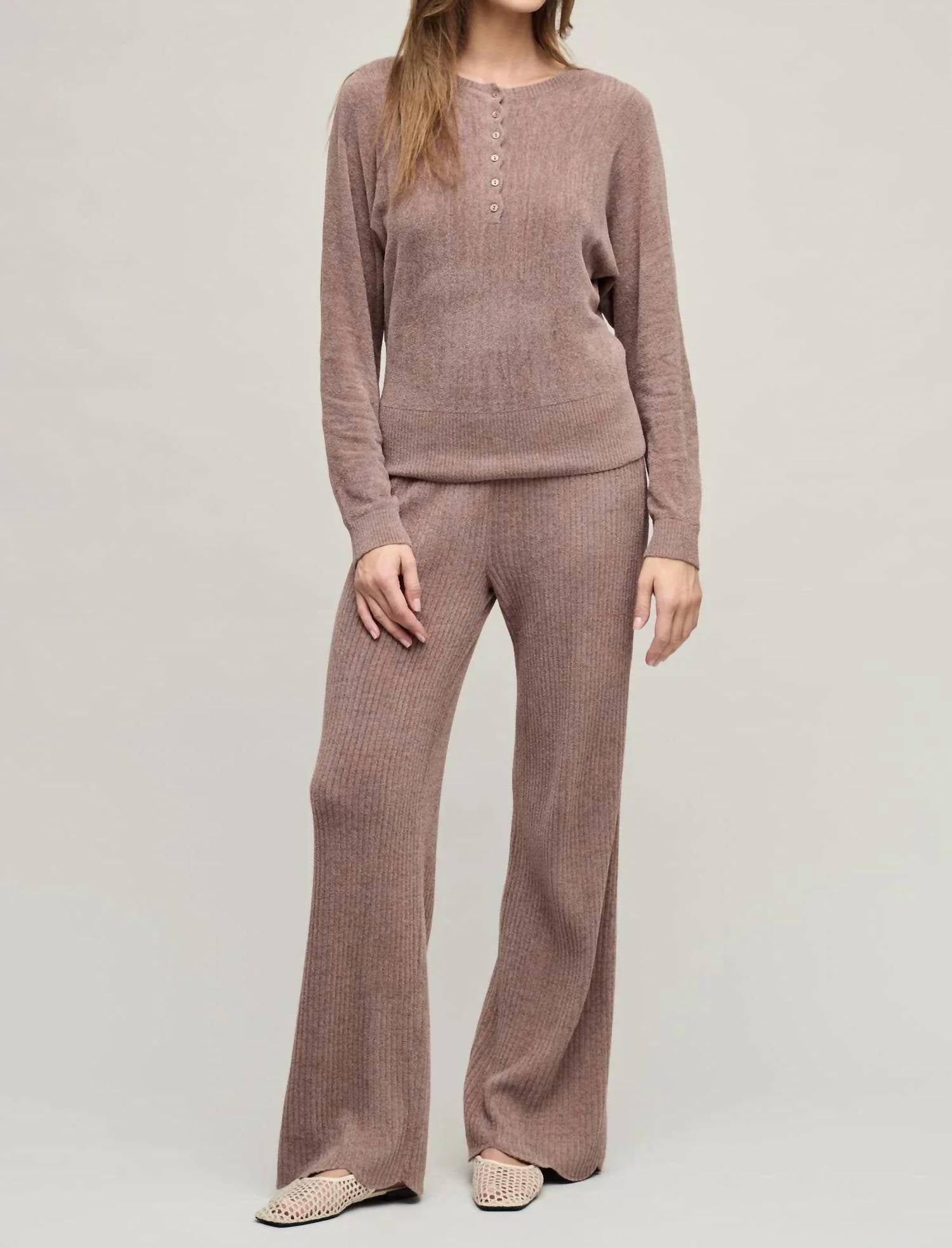 Barefoot Dreams - CozyChic Ultra Lite Ribbed Scallop Pant