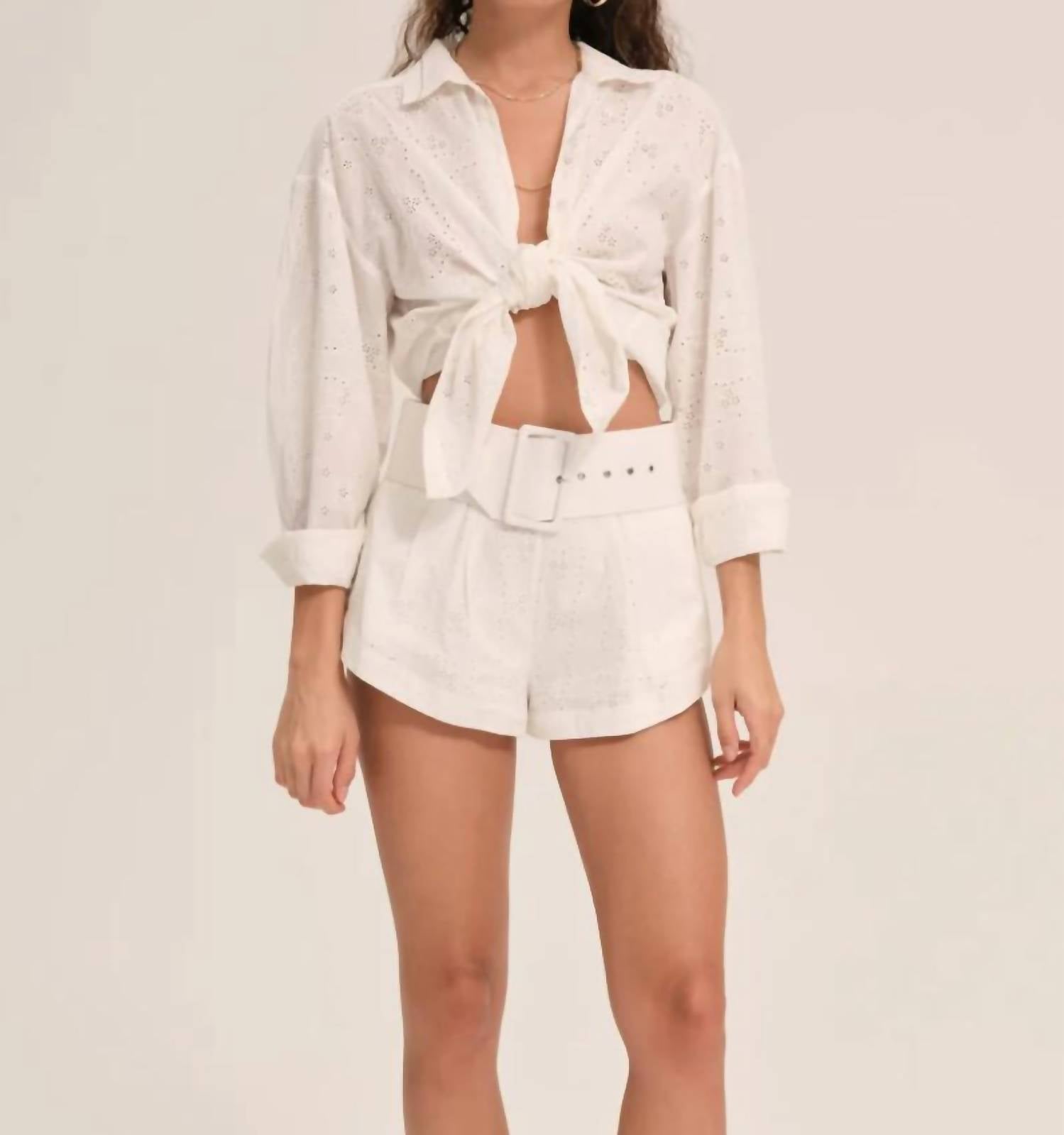 For Love & Lemons - Handkerchief Short