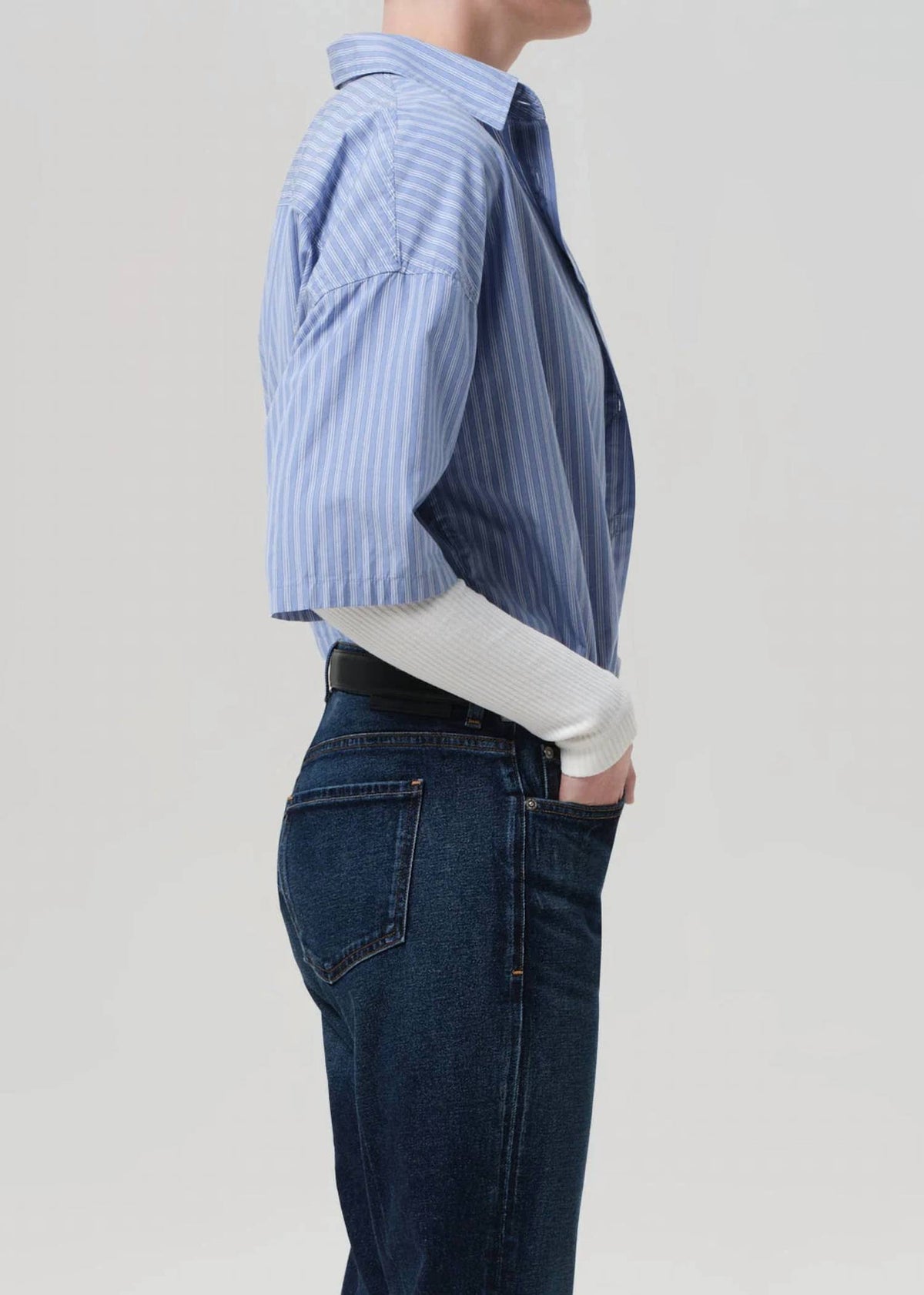 Citizens Of Humanity - Francis Cropped Button-up Shirt