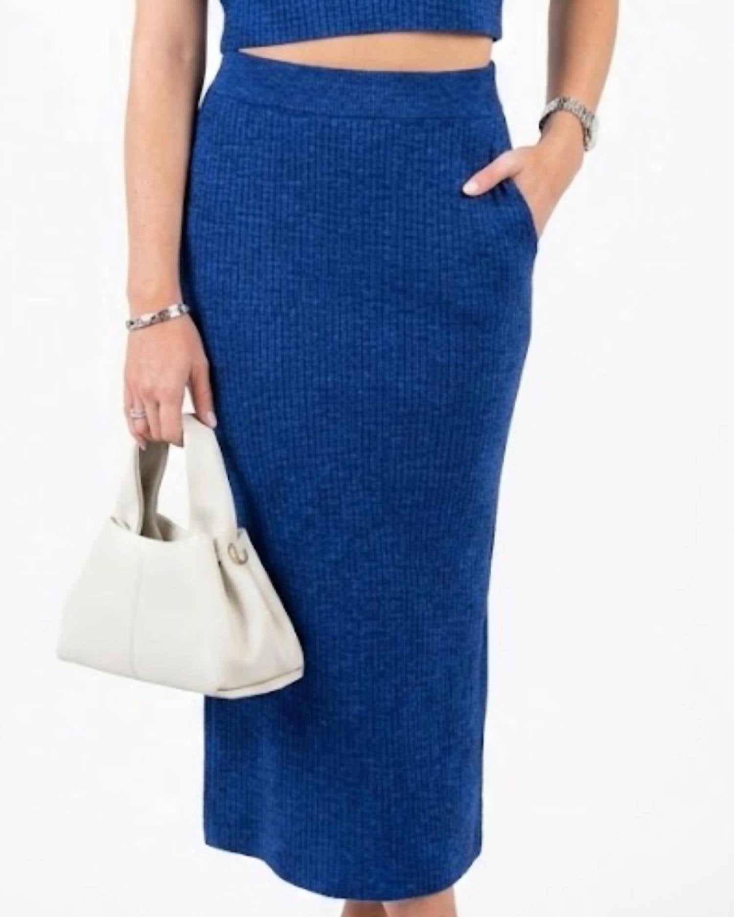 By Together - Laura Knit Midi Skirt