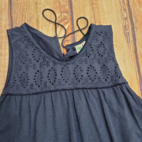 Aventura Women's Seychelle Dress in navy - women's dress - detail view