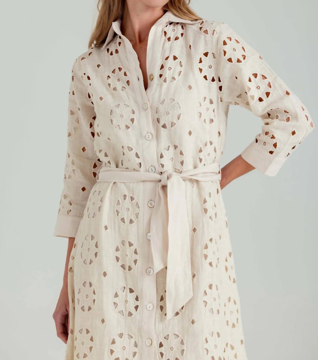 Sundays - Linen Laurel Midi Dress