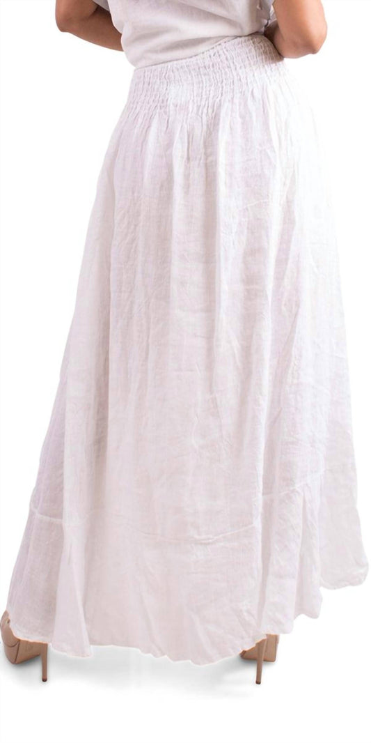 Gigi Moda - Magdalena Linen Maxi Skirt