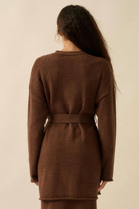 Promesa - Belted Button-front Cardigan