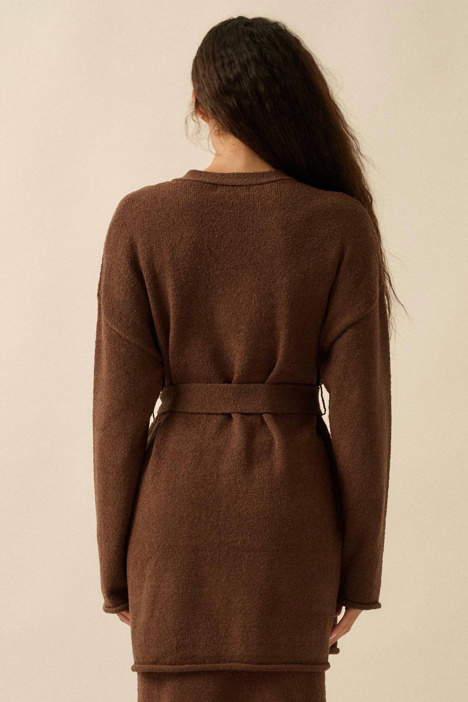 Promesa - Belted Button-front Cardigan