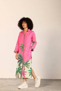 Maude Vivante - Eliza Poplin Button Down Midi Dress