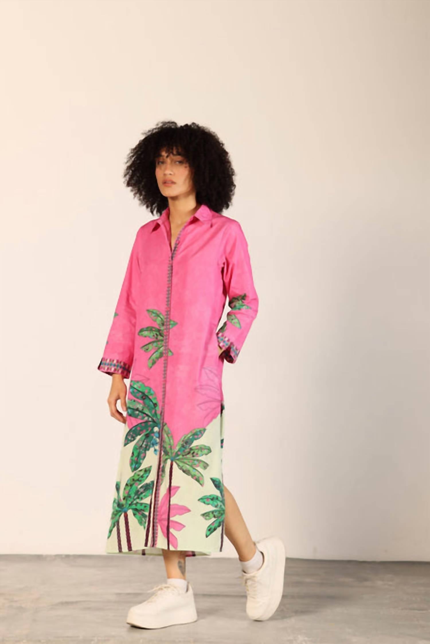 Maude Vivante - Eliza Poplin Button Down Midi Dress