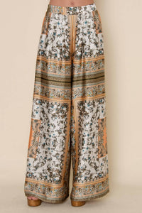 Fore Collection - Vintage Print Palazzo Pants