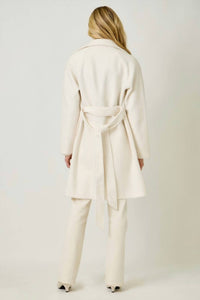 Mystree - Lapel Collar Robe Coat