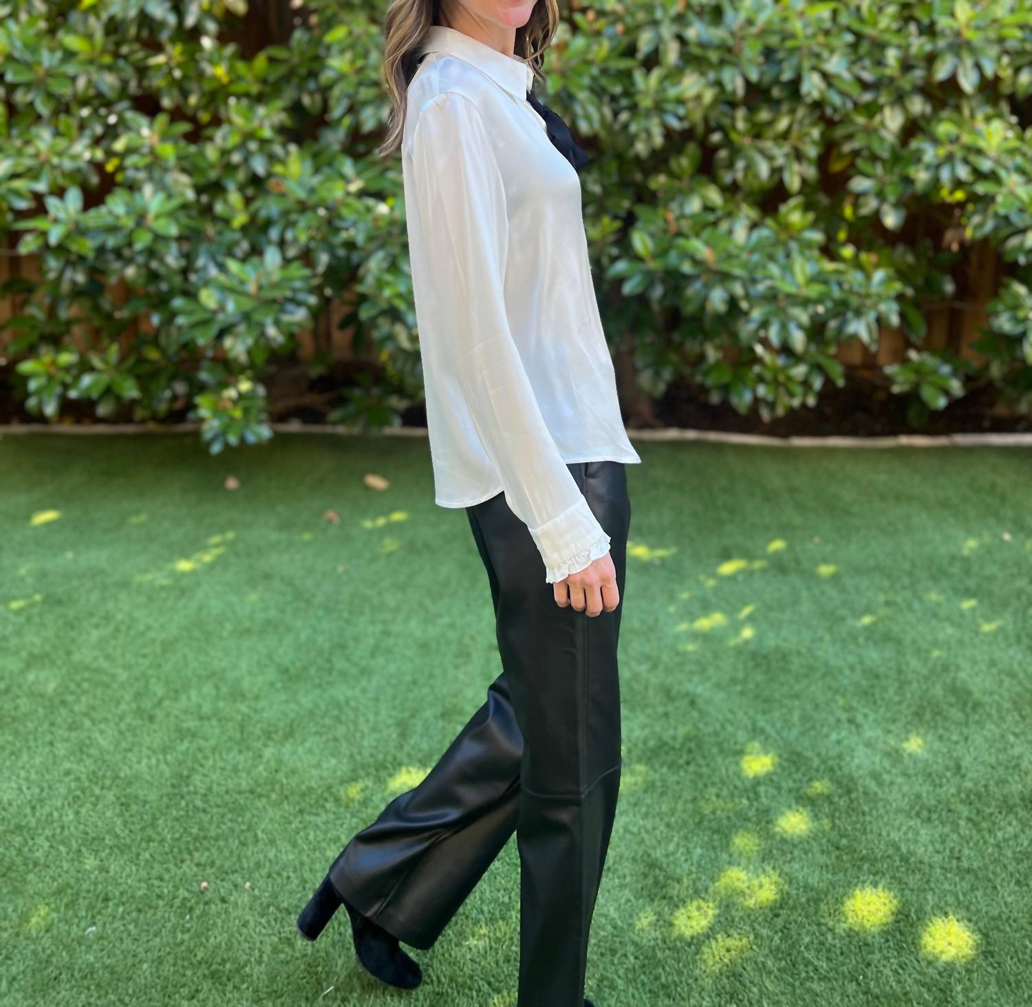 Withblack - Zoe Bow Shirt