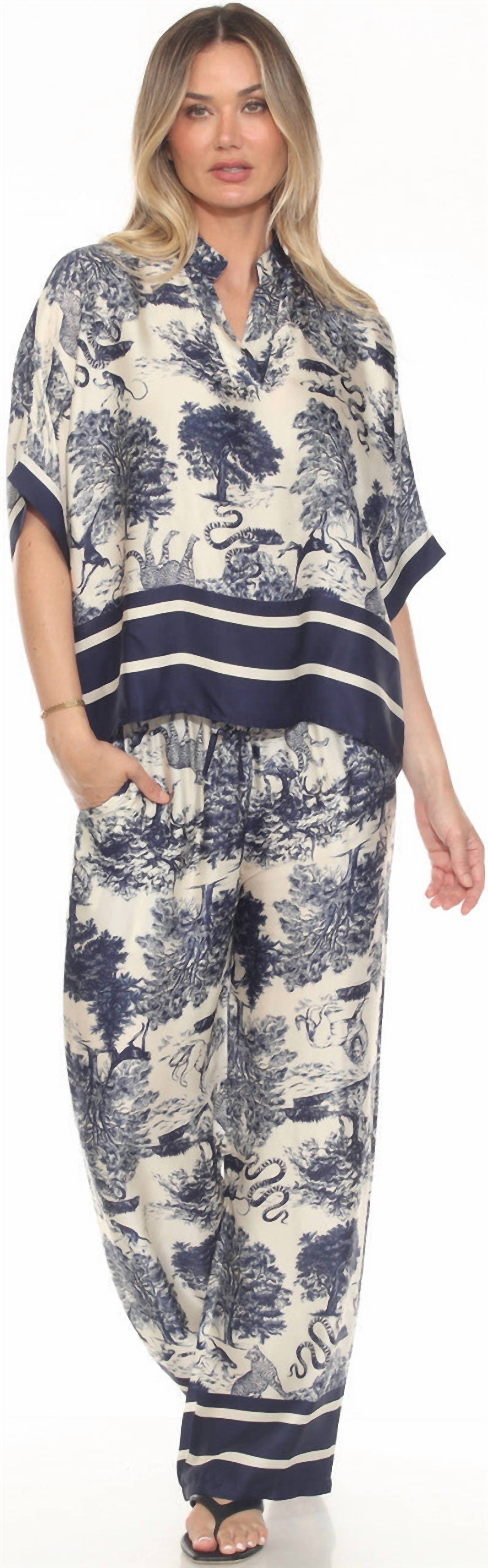 Flora Ashley - Into The Night Blouse