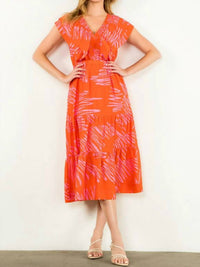 Thml - Flutter Sleeve Tiered Maxi Dress