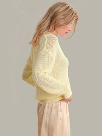 525 America - Iris Cotton Open Stitch Sweater