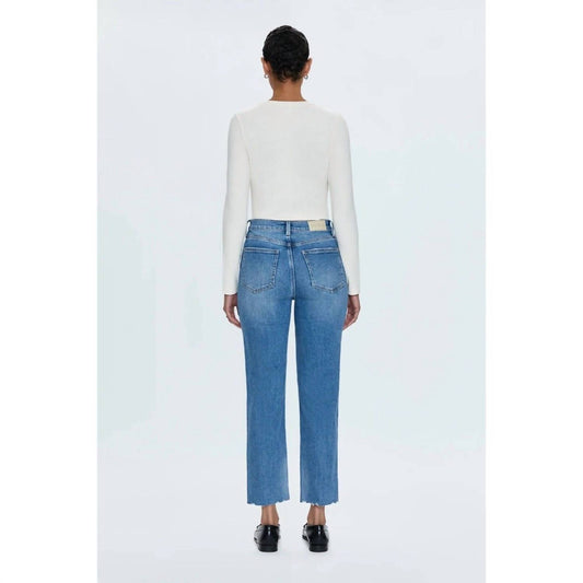 Pistola - Charlie High Rise Classic Straight Leg Ankle Jean
