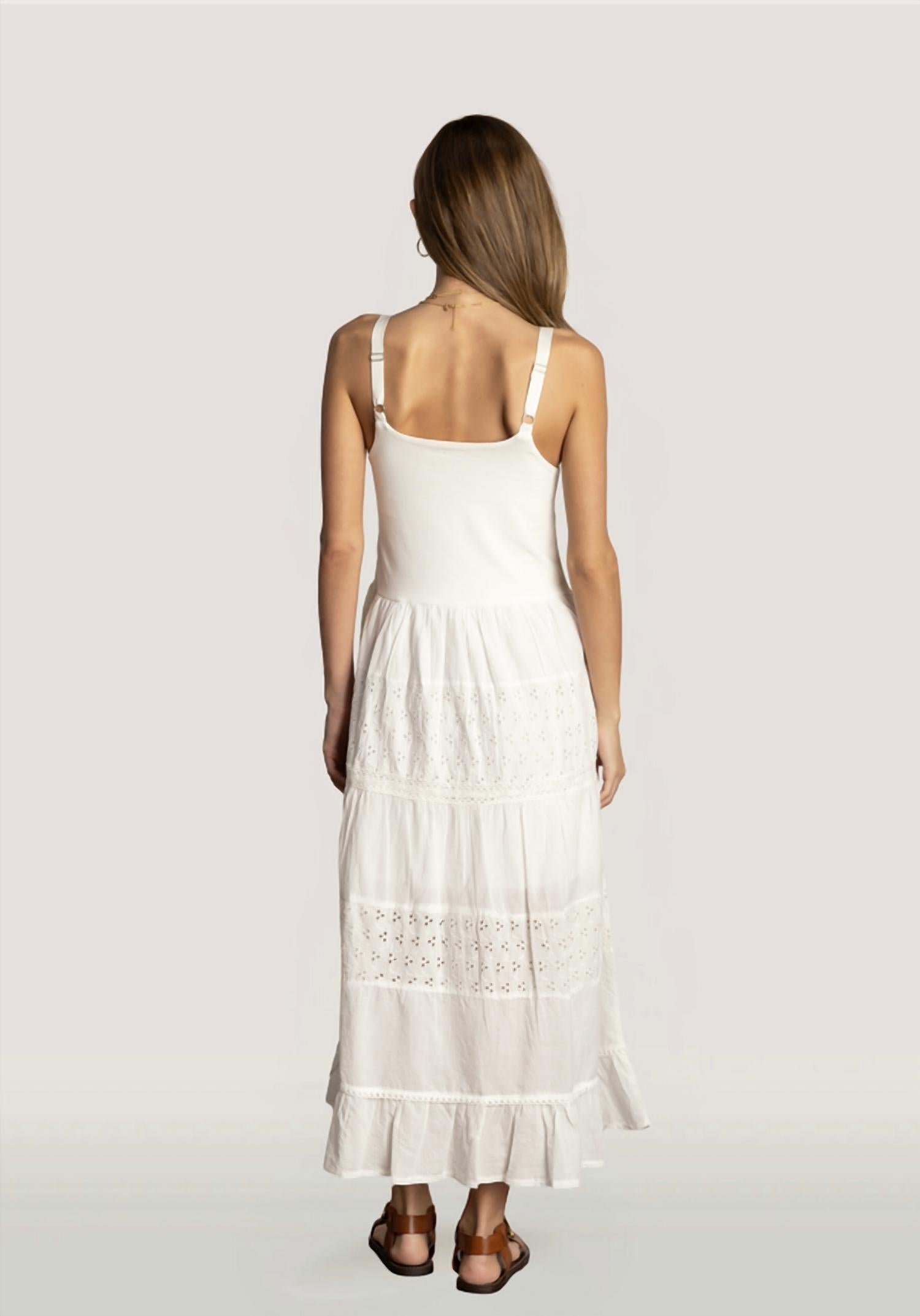 Dylan - Victoria Tank Eyelet Maxi Dress